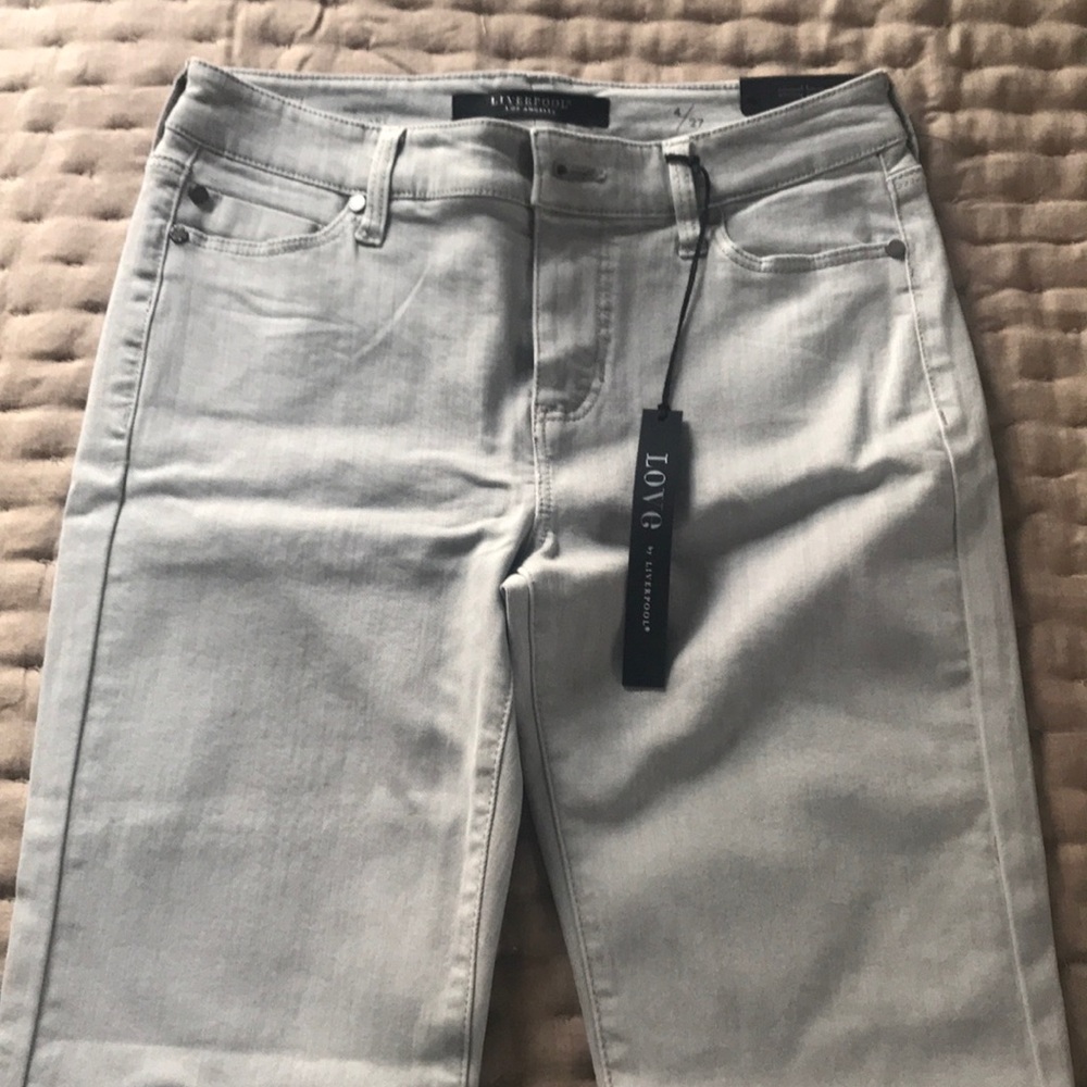Liverpool Crop Flare Jeans